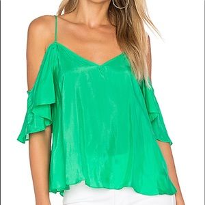 ✨LIKE NEW✨ Blaque Label Ruffle Shoulder Top